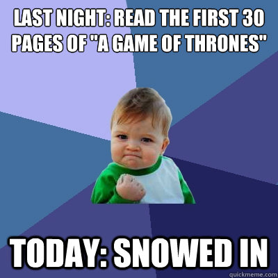 last night: read the first 30 pages of 