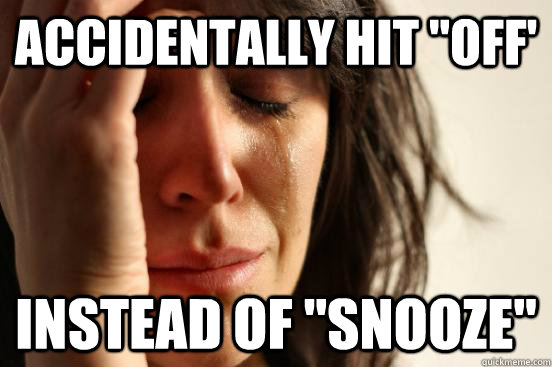Accidentally hit 