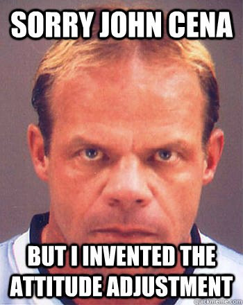 Sorry John Cena but I invented the Attitude Adjustment - Sorry John Cena but I invented the Attitude Adjustment  Lex Luger