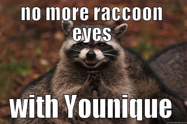 NO MORE RACCOON EYES WITH YOUNIQUE Evil Plotting Raccoon