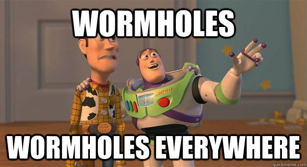 Wormholes Wormholes everywhere  