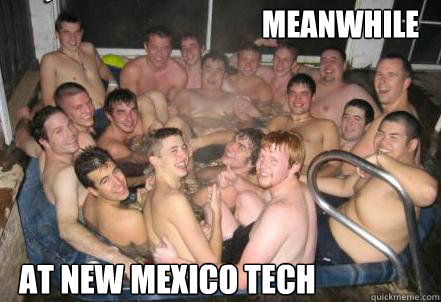 Meanwhile At New Mexico Tech  