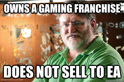 Owns a gaming franchise does not sell to EA - Owns a gaming franchise does not sell to EA  Good Guy Gabe