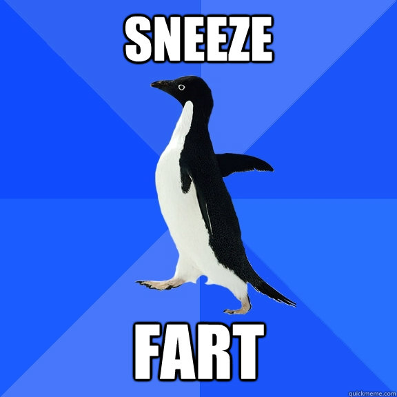 Sneeze Fart   Socially Awkward Penguin