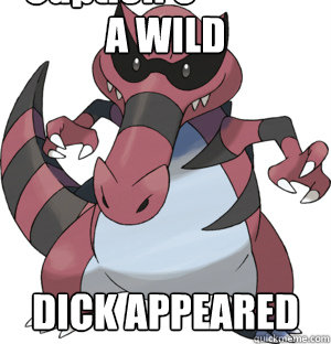 A WILD DICK APPEARED Caption 3 goes here - A WILD DICK APPEARED Caption 3 goes here  Rape Alligator