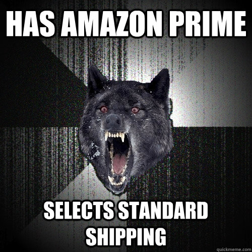 has amazon prime selects standard shipping  Insanity Wolf