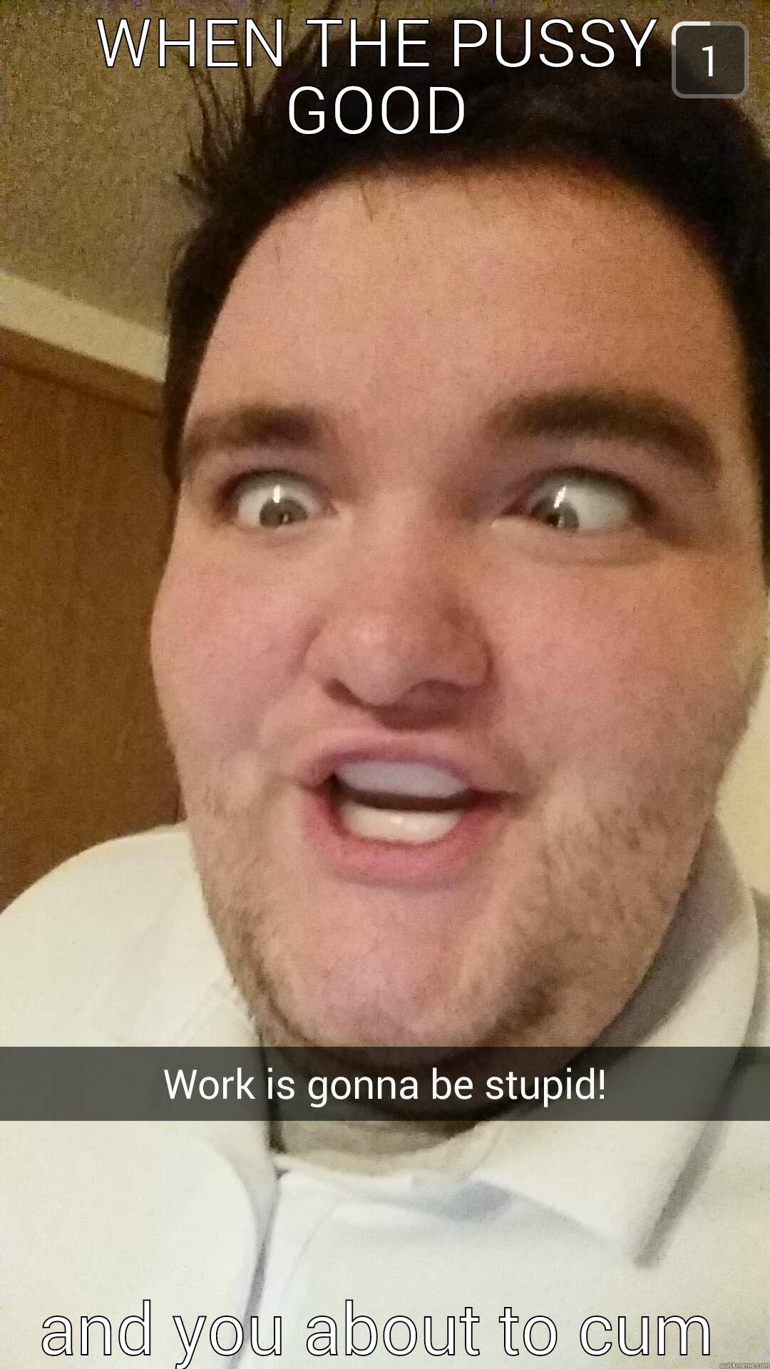 WHEN THE PUSSY GOOD AND YOU ABOUT TO CUM Misc