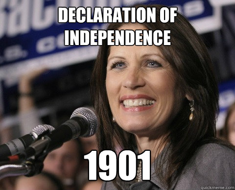 Declaration of Independence 1901 - Declaration of Independence 1901  Bad Memory Michelle