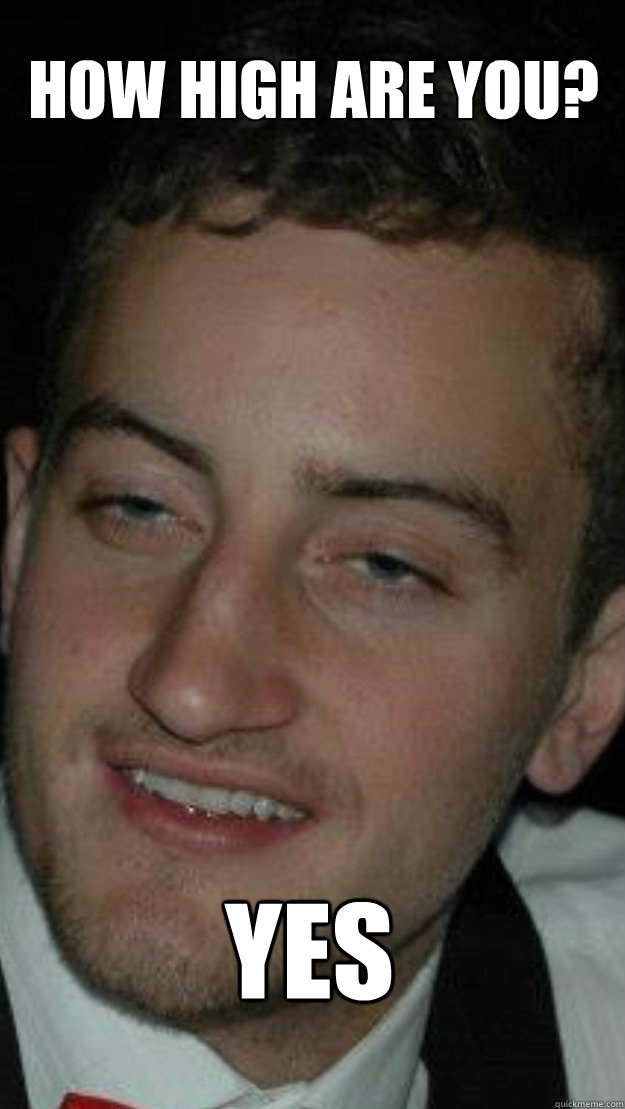 How high are you? yes - How high are you? yes  High Jarrod
