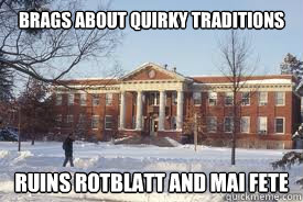 Brags About Quirky Traditions Ruins Rotblatt and Mai Fete - Brags About Quirky Traditions Ruins Rotblatt and Mai Fete  Scumbag Administration