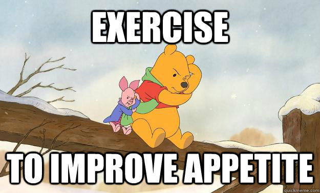 Exercise to improve appetite  