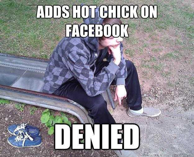 Adds hot CHick on Facebook Denied  