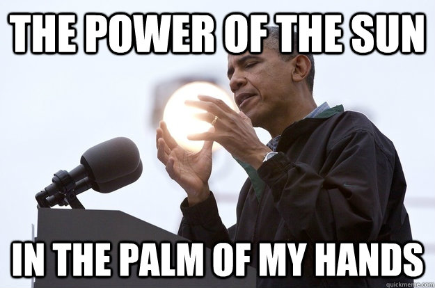 The power of the sun In the palm of my hands - The power of the sun In the palm of my hands  Dr.Octobama