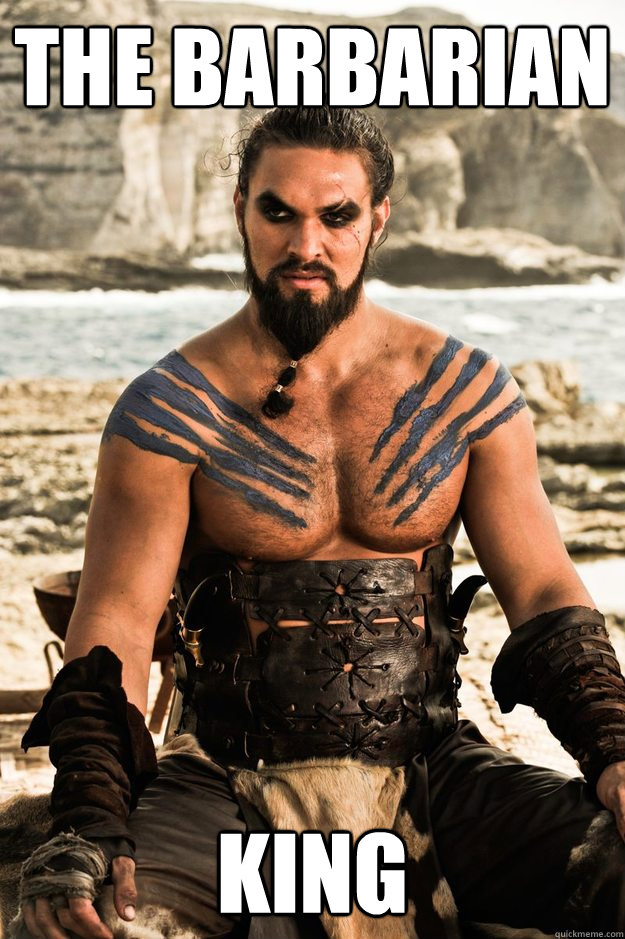 the barbarian king  drogo