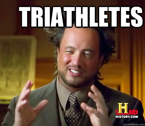 Triathletes   Ancient Alien Guy