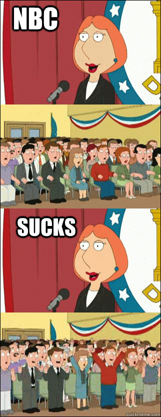 nbc sucks  Mayor Lois
