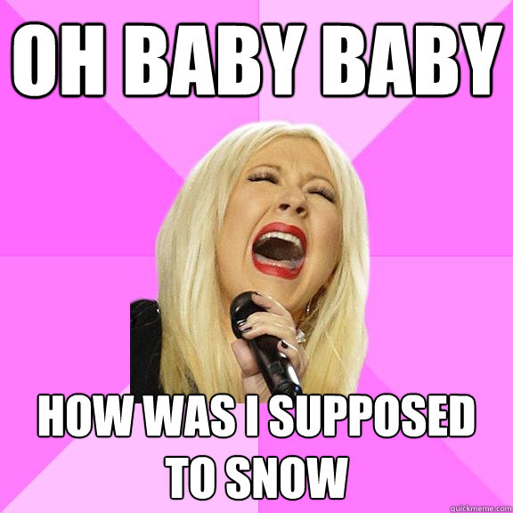 oh baby baby how was I supposed to snow  Wrong Lyrics Christina