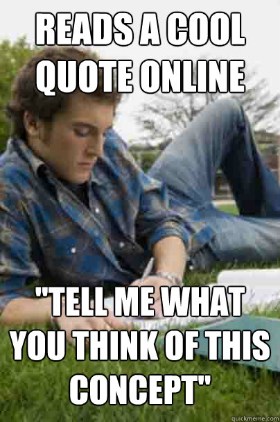 reads a cool quote online 
