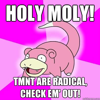 holy moly! TMNT are radical, check em' out!  Slowpoke