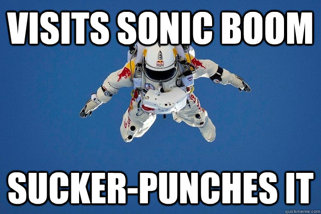 visits sonic boom sucker-punches it  