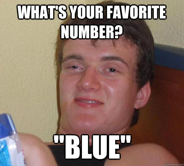 What's your favorite number? 