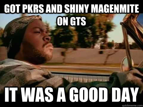 Got PKRS and Shiny Magenmite on GTS it was a good day - Got PKRS and Shiny Magenmite on GTS it was a good day  Misc