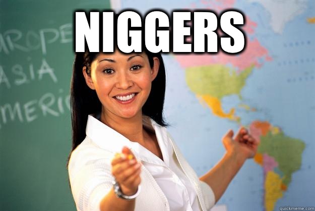NIGGERS   Unhelpful High School Teacher