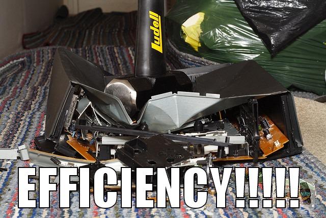  EFFICIENCY!!!!! Misc