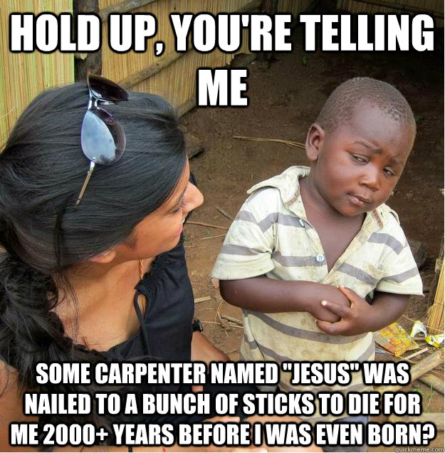 HOLD UP, you're telling me Some carpenter named 