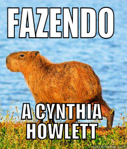 Wise Capibara - FAZENDO A CYNTHIA HOWLETT Misc