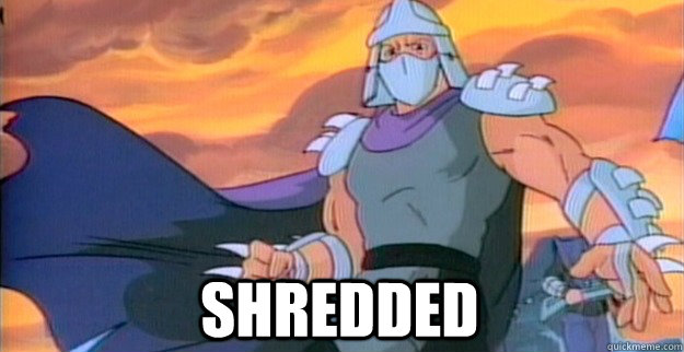  SHREDDED -  SHREDDED  shredded