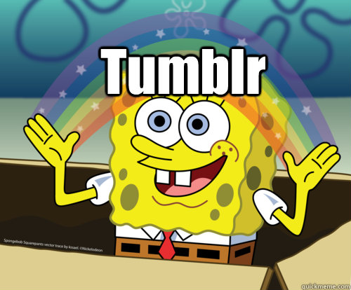 Tumblr   Spongebob rainbow