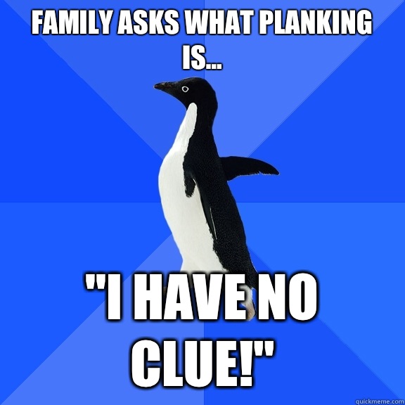 Family asks what planking is... 