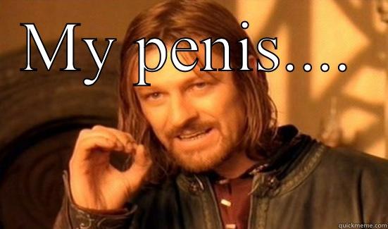 MY PENIS....  Boromir