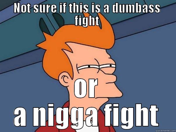 NOT SURE IF THIS IS A DUMBASS FIGHT OR A NIGGA FIGHT Futurama Fry