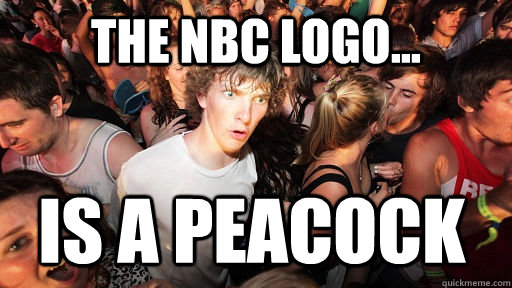 the nbc logo... is a peacock - the nbc logo... is a peacock  Misc