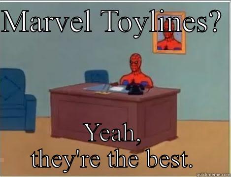 Awesomeness  - MARVEL TOYLINES?  YEAH, THEY'RE THE BEST. Spiderman Desk