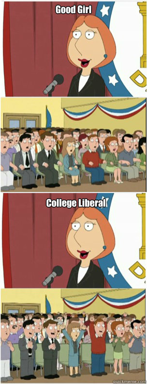 Good Girl College Liberal  911 lois