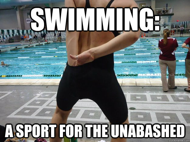 swimming: a sport for the unabashed  Weird Swimmers