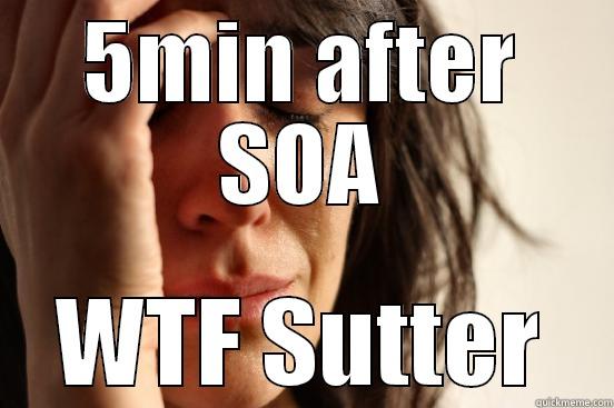 5MIN AFTER SOA WTF SUTTER First World Problems