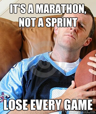 It's a marathon, not a sprint lose every game  Fantasy Football Guy