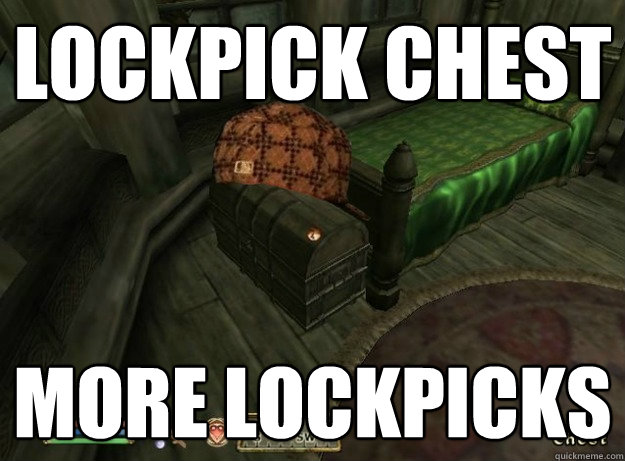 Lockpick Chest More Lockpicks - Lockpick Chest More Lockpicks  Scumbag Chest
