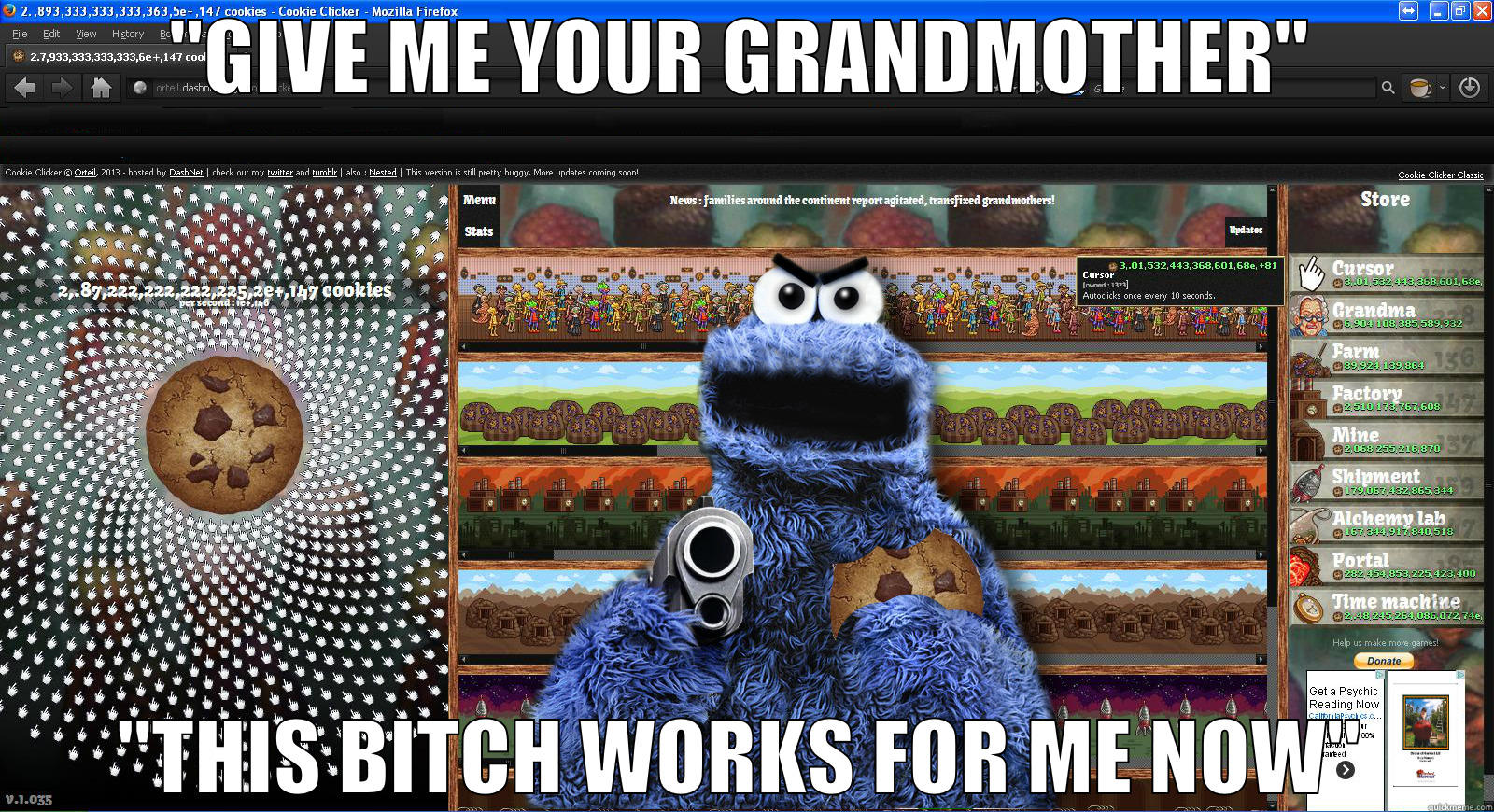 Cookie clicker steam cookie monster фото 114