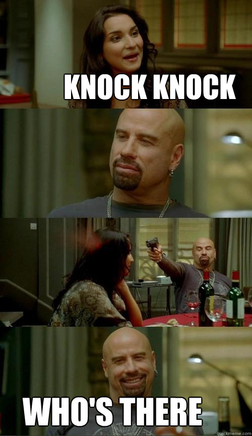Knock knock Who's there  Skinhead John