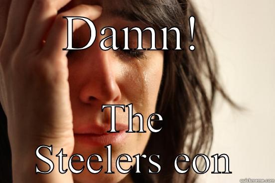 DAMN! THE STEELERS EON First World Problems