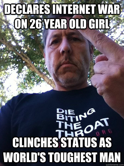 Toughguy Richard Nikoley memes | quickmeme