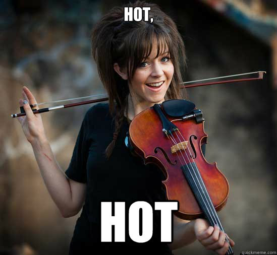 hot, hot  Lindsey Stirling