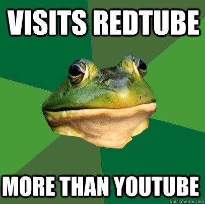 Visits Redtube More than youtube  Foul Bachelor Frog
