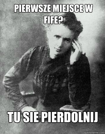 PIERWSZE MIEJSCE W FIFE? TU SIE PIERDOLNIJ  