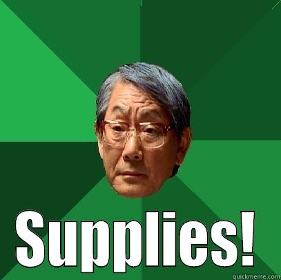  SUPPLIES! High Expectations Asian Father
